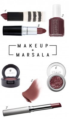 Marsala Makeup